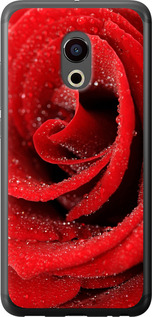 Чехол на Meizu Pro 6 Красная роза 529t-293 (Красный)