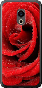 Чехол на Meizu Pro 6 Красная роза 529t-293 (Красный)