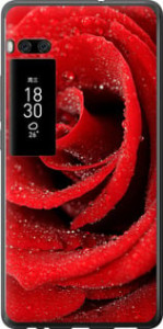 Чохол на Meizu Pro 7 Plus Червона роза 529u-1131 (Червоний)
