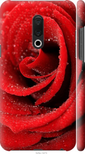 Чехол на Meizu 15 Plus Красная роза 529m-1473 (Красный)