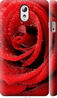 Чехол на Lenovo Vibe P1m Красная роза 529m-154 (Красный)