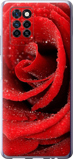 Чехол на Infinix Note 10 Pro Красна рожа 529u-2709 (Червоний)