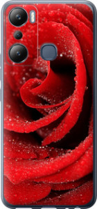 Чехол на Infinix Hot 20i Красная роза 529u-2964 (Красный)
