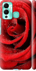 Чехол на Infinix Hot 12 Play Красна рожа 529m-2759 (Червоний)
