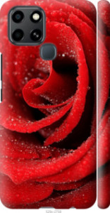 Чехол на Infinix Smart 6 Красная роза 529m-2758 (Красный)