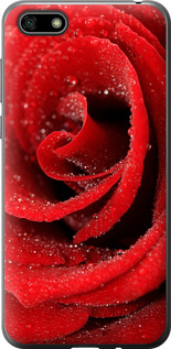 Чехол на Huawei Y5 2018 Красная роза 529u-1500 (Красный)