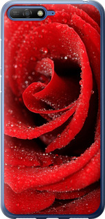 Чехол на Huawei Y6 2018 Красная роза 529t-1637 (Красный)