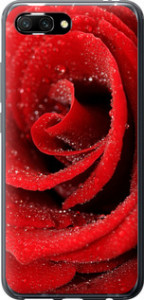 Чехол на Huawei Honor 10 Красная роза 529u-1496 (Красный)