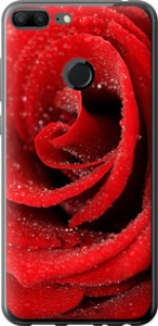 Чехол на Huawei Honor 9 Lite Красная роза 529t-1359 (Красный)