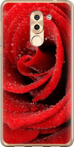 Чехол на Huawei Honor 6X Красная роза 529u-460 (Красный) для Huawei Honor GR5 2017