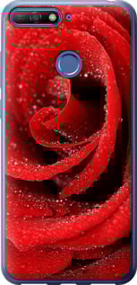 Чехол на Huawei Honor 7C Красная роза 529t-1411 (Красный)