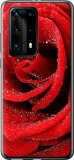 Чехол на Huawei P40 Pro Plus Красная роза 529u-1917 (Красный)