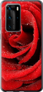 Чехол на Huawei P40 Pro Красная роза 529u-1839 (Красный)
