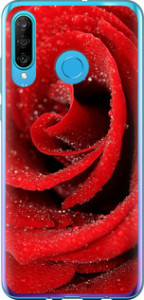 Чохол на Huawei P30 Lite Червона роза 529t-1651 (Червоний)