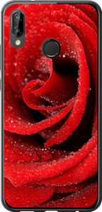Чехол на Huawei P20 Lite Красная роза 529t-1410 (Красный)
