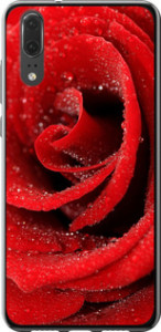 Чехол на Huawei P20 Красная роза 529u-1396 (Красный)
