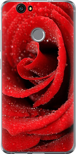 Чехол на Huawei Nova Красная роза 529t-439 (Красный)