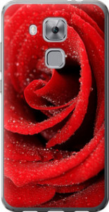 Чехол на Huawei Nova Plus Красная роза 529u-961 (Красный)