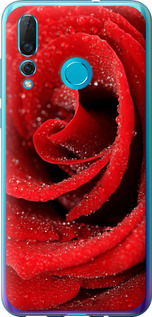 Чохол на Huawei Nova 4 Червона рожа 529u-1632 (Червоний)
