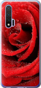 Чехол на Huawei Nova 6 Красная роза 529u-1821 (Красный)