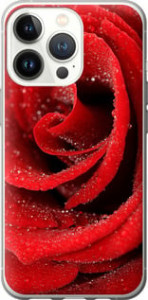 Чохол на iPhone 13 Pro Червона троянда 529u-2372 (Червоний)
