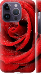 Чехол на iPhone 14 Pro Червона троянда 529m-2646 (Червоний)