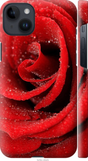 Чехол на iPhone 14 Plus Красная роза 529m-2645 (Красный)