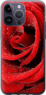 Чохол на iPhone 14 Pro Max Червона троянда 529u-2667 (Червоний)
