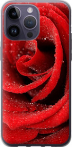 Чохол на iPhone 14 Pro Max Червона троянда 529u-2667 (Червоний)