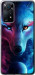 Чехол на Xiaomi Redmi Note 11 Арт-волк 3999u-2516 (Розовий)