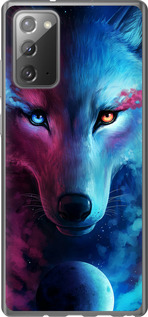 Чохол на Samsung Galaxy Note 20 Арт-волк 3999u-2036 (Рожевий)