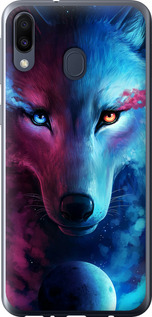 Чохол на Samsung Galaxy M20 Арт-волк 3999t-1660 (Рожевий)