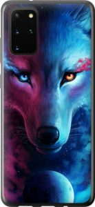 Чехол на Samsung Galaxy S20 Plus Арт-волк 3999t-1822 (Розовый)