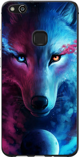 Чохол на Huawei P10 Lite Арт-волк 3999u-896 (Рожевий)