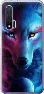 Чехол на Huawei Nova 6 Арт-волк 3999u-1821 (Розовий)