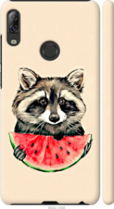 Чехол на Lenovo K5 Pro Енотик с арбузом 4605m-1608 (Серый)