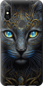 Чехол на Xiaomi Redmi Note 6 Pro Кошка 5548u-1551