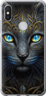 Чехол на Xiaomi Redmi S2 Кошка 5548t-1494