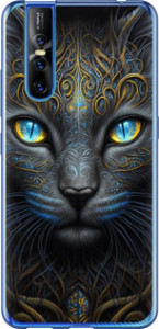 Чехол на Vivo V15 pro Кошка 5548t-1763