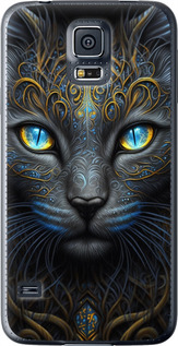 Чохол на Samsung Galaxy S5 Duos SM G900FD Кішка 5548u-62