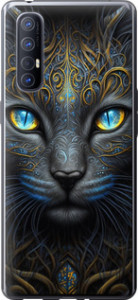 Чехол на Oppo Reno 3 Pro Кошка 5548u-1878
