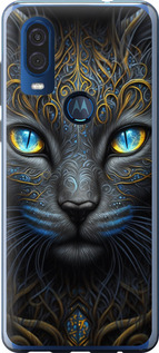 Чехол на Motorola One Vision Кошка 5548u-1782