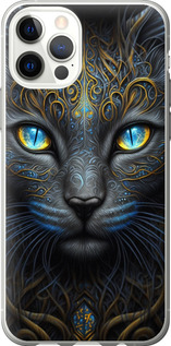 Чехол на iPhone 12 Кошка 5548t-2053