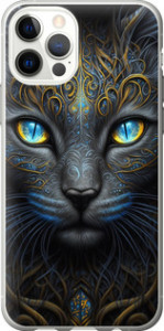 Чехол на iPhone 12 Кошка 5548t-2053