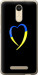 Чохол на Xiaomi Redmi Note 3 pro Жовто-блакитне серце 885t-335 (Black)