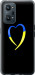 Чохол на Realme GT Neo 2 Жовто-блакитне серце 885u-2489 (Чорний)