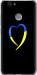 Чохол на Huawei Nova Жовто-блакитне серце 885u-439 (Чорний)