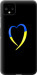 Чехол на Google Pixel 4 XL Жовто-блакитне серце 885u-1754 (Чорний)