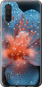 Чехол на Xiaomi Mi 9 Lite Роса на цветке 6039u-1834 (Фиолетовый)