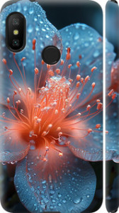 Чехол на Xiaomi Mi A2 Lite Роса на цветке 6039m-1522 (Фиолетовый)